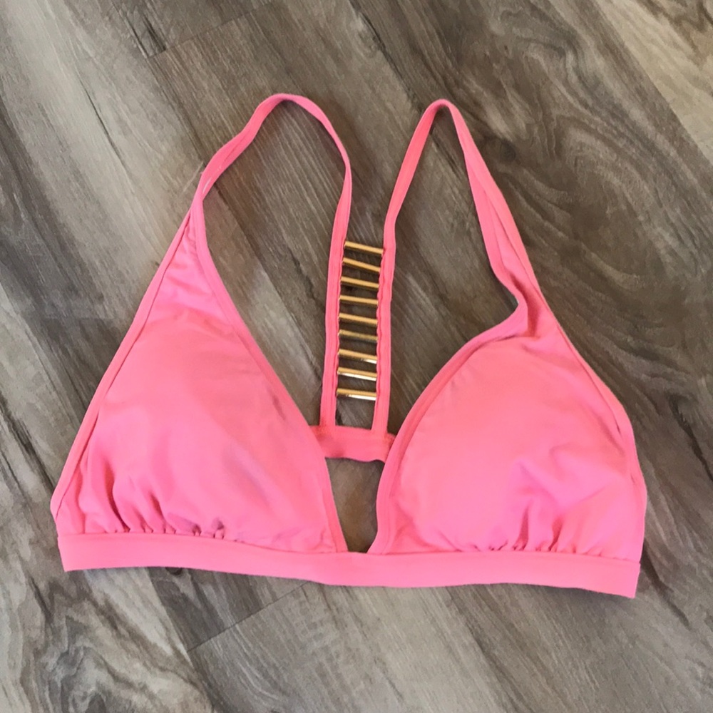 Vince Camuto Bikini Top - “Neon Coral” - M